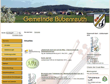 Tablet Screenshot of bubenreuth.de